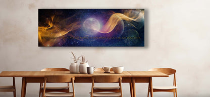 Wandbild-Inspirationszitat-Große Leinwand