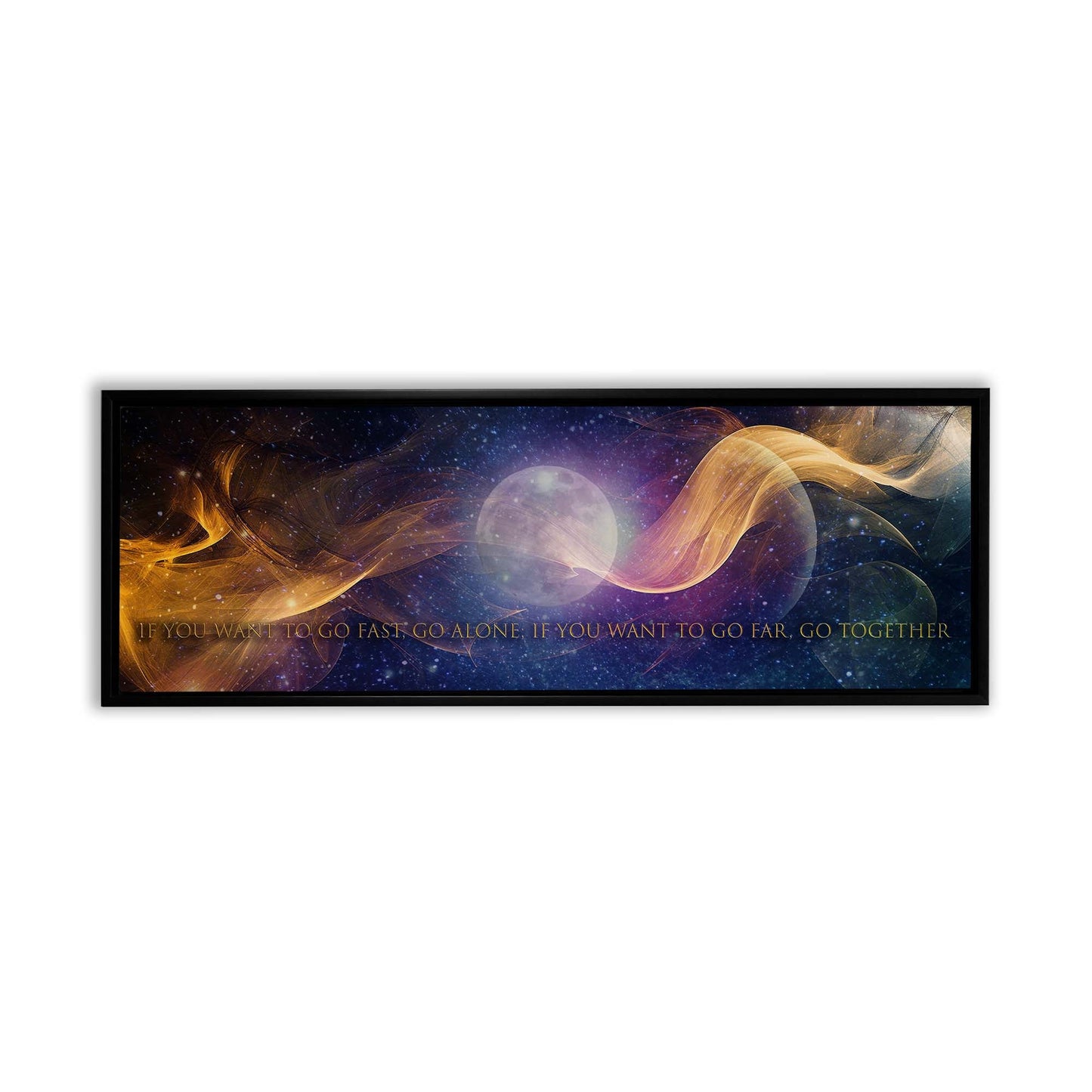 Wandbild-Inspirationszitat-Große Leinwand