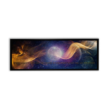 Wandbild-Inspirationszitat-Große Leinwand