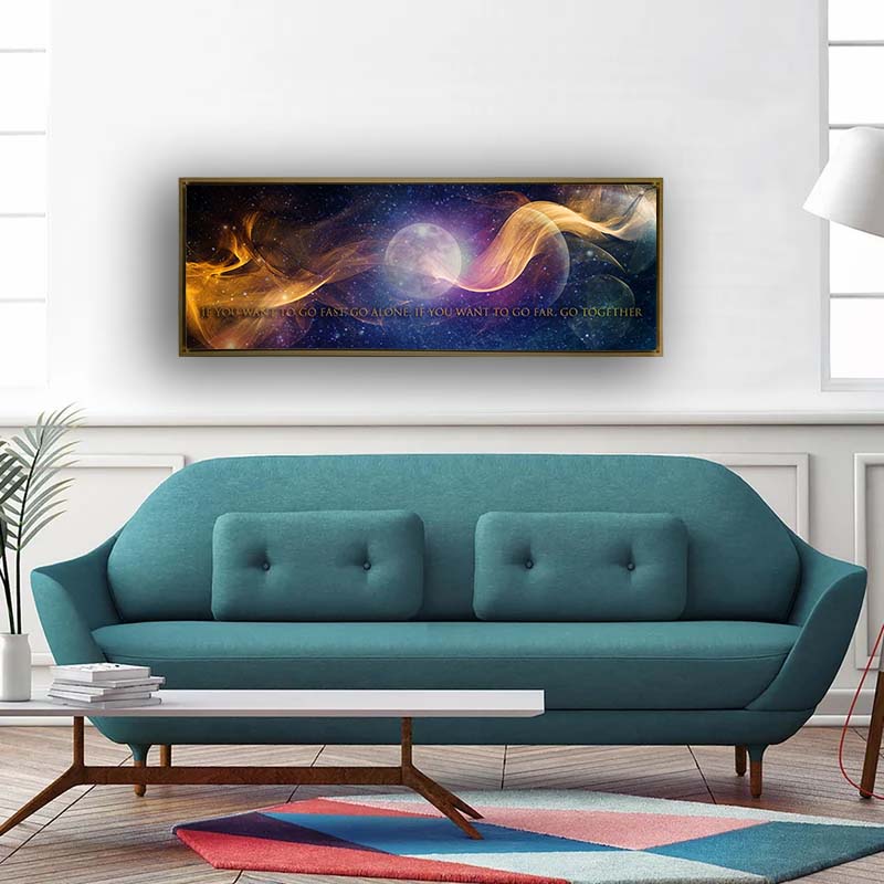 Wandbild-Inspirationszitat-Große Leinwand