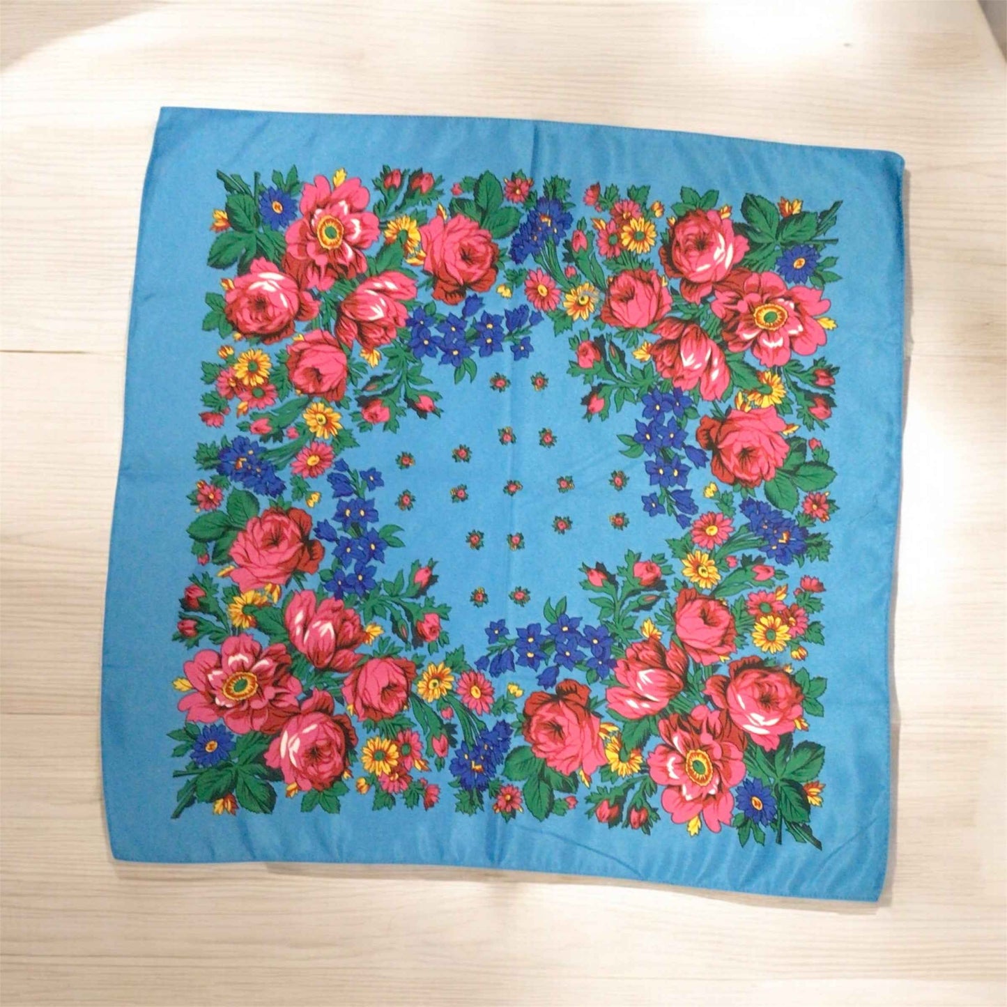 Turquoise Kokum Scarf