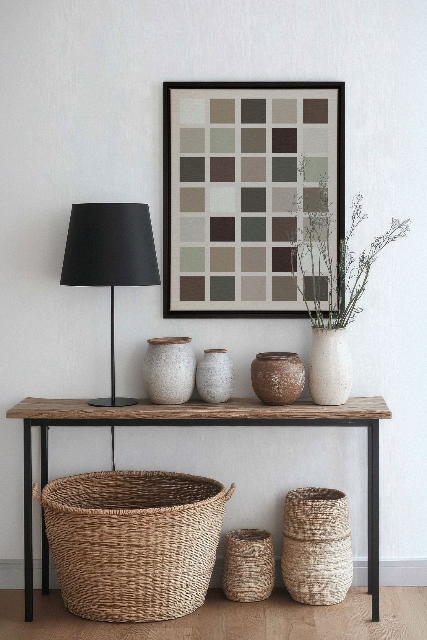 ORGANIZED TONES, Oeuvre sur toile étirée