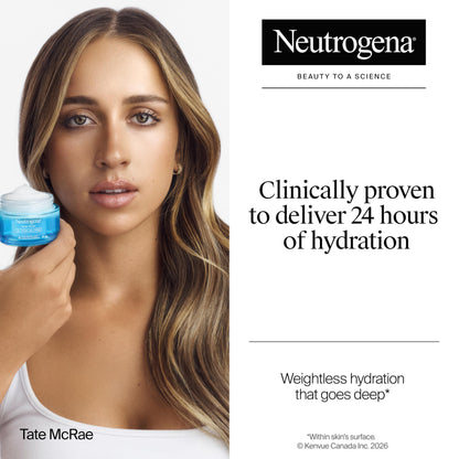 Neutrogena Hydro Boost Gel Cream Face Moisturizer - Oil-Free Facial Cream with Hyaluronic Acid for Dry Skin - Lightweight, Non-Comedogenic Daily Hydrating Formula, 47mL 🍁 All In One Marketplace Canada