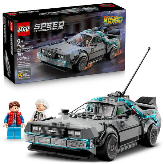 LEGO Speed Champions Time Machine from Back to The Future Building Toy for Kids - Pretend Play & Display Car Toy W/2 Build Modes for Boys & Girls, Ages 9+ - Gift Ideas for Birthdays & Fans - 77256 🍁 All In One Marketplace Canada