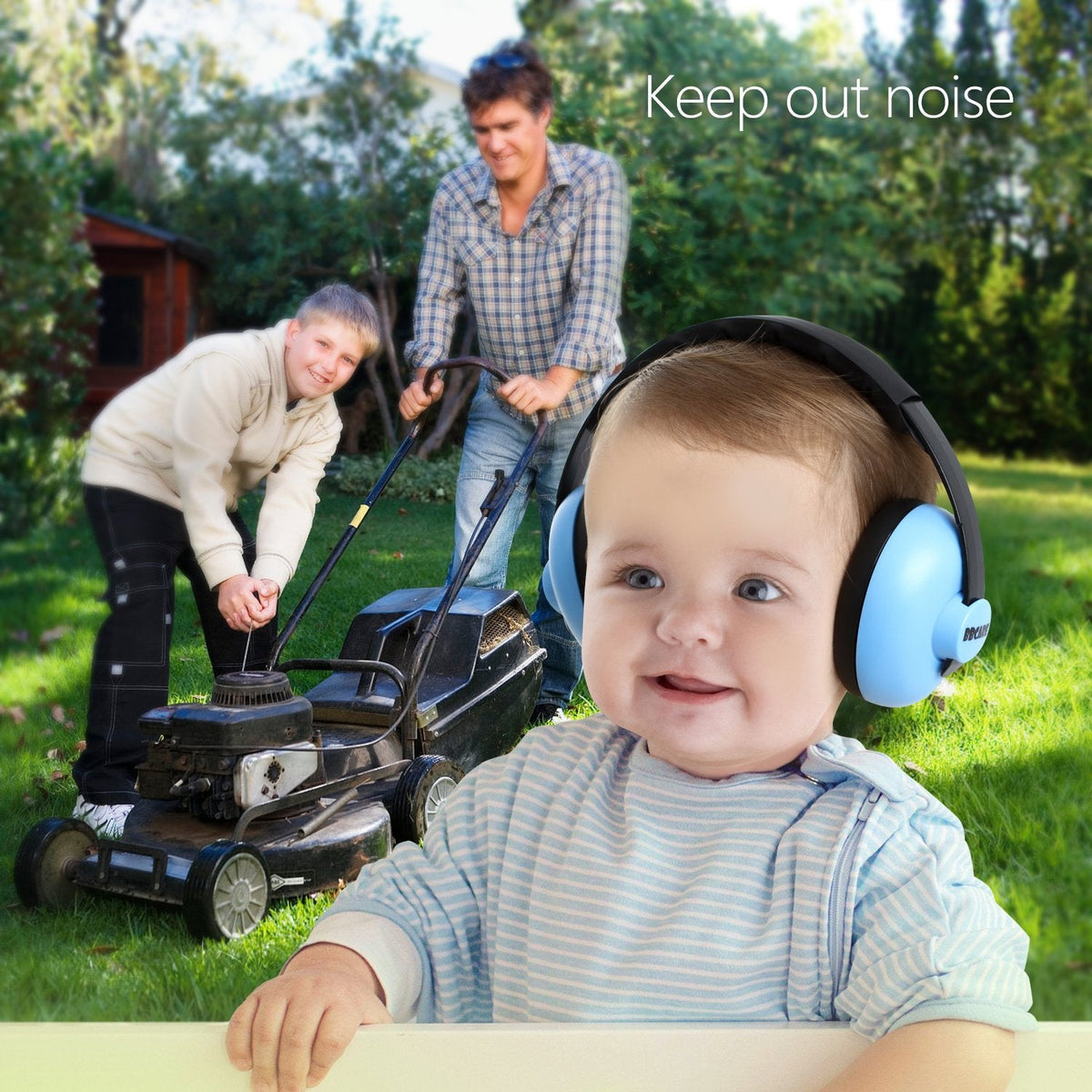 BBTKCARE Baby Ear Protection Noise Cancelling HeadPhones for Babies for 3 Months to 3 Years (Blue) 🍁 All In One Marketplace Canada