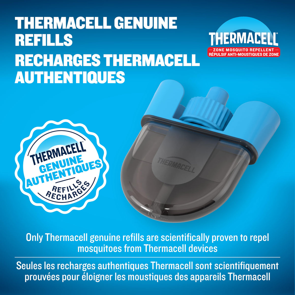 Thermacell Mosquito Rechargeable Repeller Refills; 36 Hours; Compatible with Thermacell E-Series & Radius Only; 20 Foot (6 m) Mosquito Repellent Zone; Deet Free Bug Spray Alternative; Scent Free 🍁 All In One Marketplace Canada
