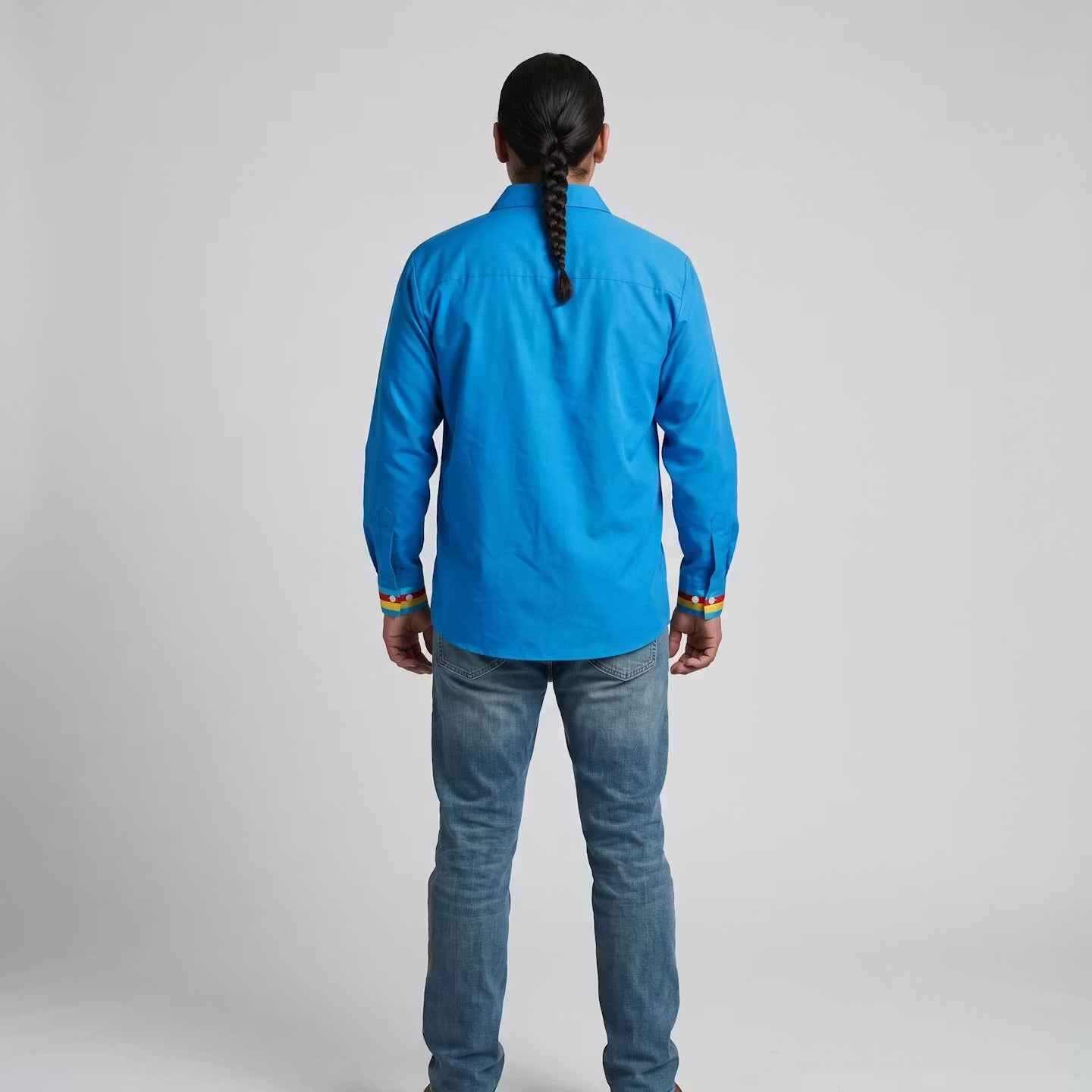 Embroidered Ribbon Shirt (Bear Paw)