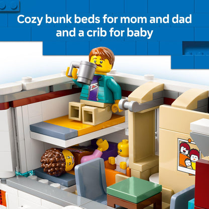 LEGO City Holiday Adventure Camper Van Building Toy Set - Vacation Toy for Kids, Boys and Girls, Ages 6+ - Includes 3 Minifigures and Accessories - Gift Idea for Birthdays and Holidays - 60454 🍁 All In One Marketplace Canada