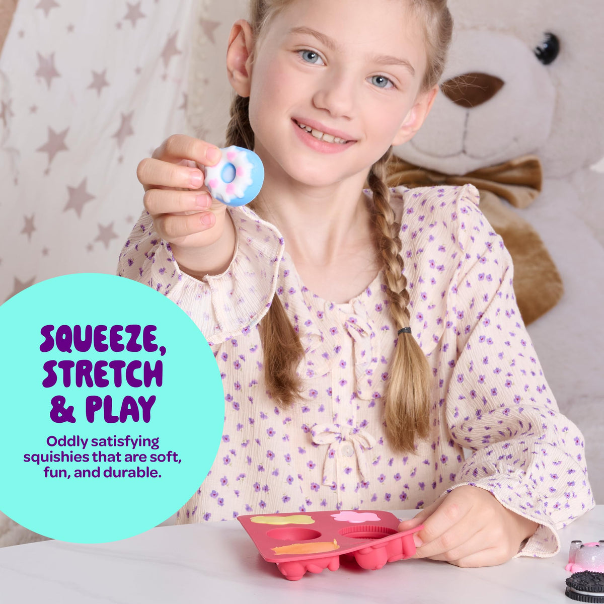 Taba Squishy Making Kit for Kids - Gifts for Girls - Kids Crafts - 6 7 8 9 10 11 12 Year Old Girl Birthday Gift - Squishies Craft Kits - Arts and Crafts for Kid for 8-12 - Toys for Girls Ages 5-7 🍁 All In One Marketplace Canada