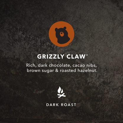 Kicking Horse Coffee - Grizzly Claw Blend, Whole Bean 100% Arabica Coffee | Dark Roast | All Organic & Fairtrade | 850 g 🍁 All In One Marketplace Canada