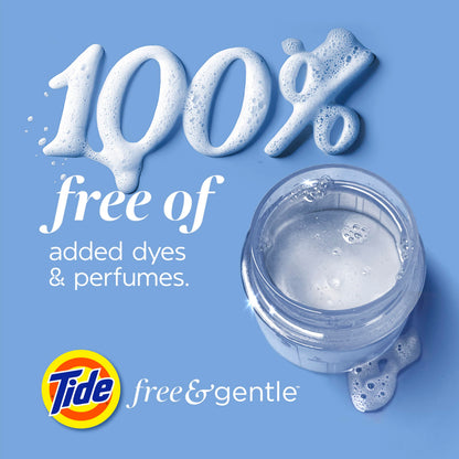 Tide Free & Gentle Liquid Laundry Detergent, Tide Laundry Detergent, Clean Laundry Detergent, 100 Loads, 3.9L 🍁 All In One Marketplace Canada