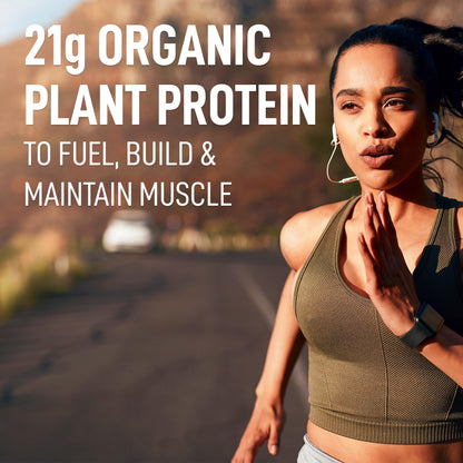 LEANFIT ORGANIC PLANT-BASED PROTEIN, Natural Chocolate - Vegan, Soy Free, Gluten Free, Dairy Free, Sugar Free - 21g Protein, 40 Servings, 1.5kg Bag 🍁 All In One Marketplace Canada
