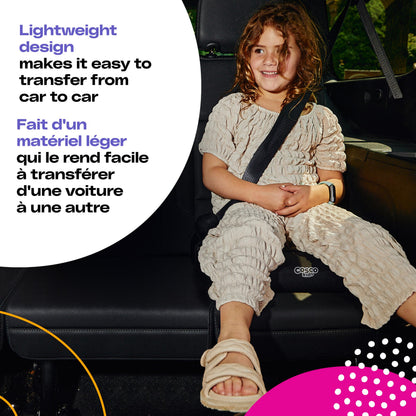 Cosco Kids Topside Lightweight Backless Belt-Positioning Booster Car Seat, Washable Cover, Black 🍁 All In One Marketplace Canada