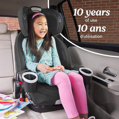 Graco 4Ever All-in-One Convertible Car Seat, 4-in-1 Baby to Big Kid Car Seat from 1.8-54 kg (4-120 lb), ProtectPlus Engineered, Raegen 🍁 All In One Marketplace Canada