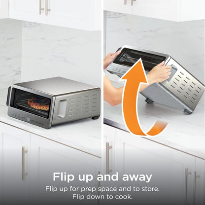 Ninja Flip Toaster Oven & Air Fryer, 8-in-1 Functionality, Flip Up & Away Capability for Storage Space SP151C (Canadian Edition) 🍁 All In One Marketplace Canada