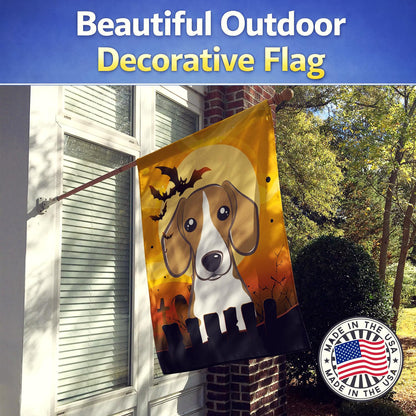 Caroline's Treasures BB1797CHF Halloween Beagle Canvas House Size Flag, Multicolor, Large