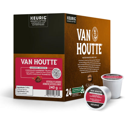 Van Houtte Raspberry Chocolate Truffle Coffee, K-Cup Portion Pack for Keurig Brewers (24 Count) 🍁 All In One Marketplace Canada