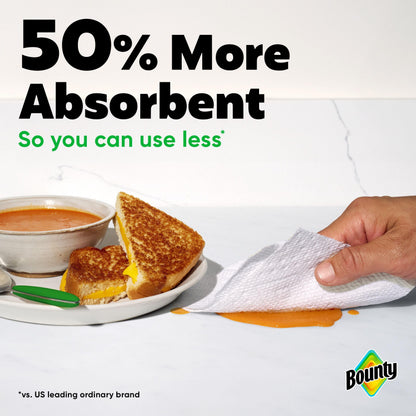 Bounty Paper Towels Select-A-Size White, 8 Double Plus Rolls = 20 Regular Rolls 🍁 All In One Marketplace Canada