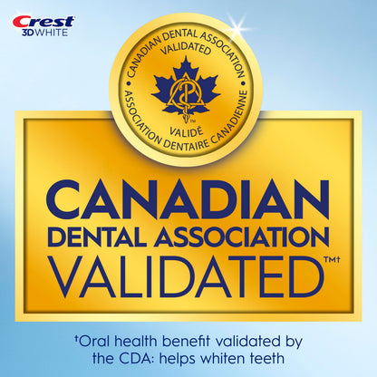 Crest 3D Whitestrips Vivid White At-home Teeth Whitening Kit, 10 Treatments, 6 Levels Whiter 🍁 All In One Marketplace Canada