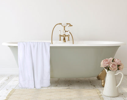 Utopia Towels Luxurious Jumbo Bath Sheet, 35 by 70 Inches, 600 GSM 100% Ring Spun Cotton, Highly Absorbent and Quick Dry Extra Large Bath Towel, Super Soft, White, 2 Pack 🍁 All In One Marketplace Canada