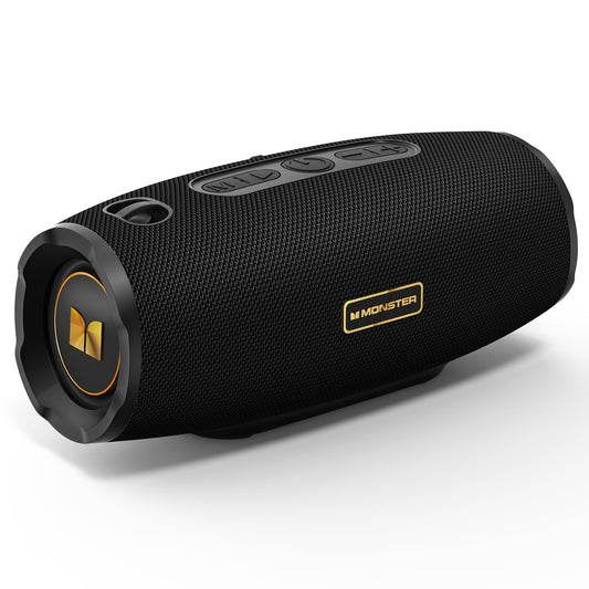 Monster S380 Bluetooth Speaker, Portable Speaker with 40W Stereo Sound, Bluetooth 6.0, 20H Playtime, IPX6 Waterproof, TWS Pairing, Support AUX/TF Card, Wireless Speaker for Party, Travel, Outdoor 🍁 All In One Marketplace Canada