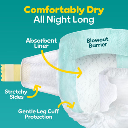 Pampers Swaddlers Diapers, Size 6 (23-44 lbs), 108 Count, Absorbent, Keeps Baby Dry and Comfortable, Skin Safe Disposable Baby Diaper 🍁 All In One Marketplace Canada