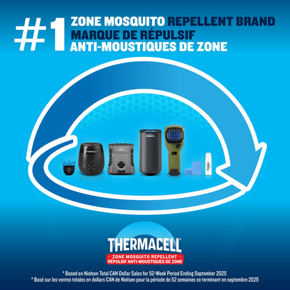 Thermacell Mosquito Rechargeable Repeller Refills; 72 Hours; Compatible with Thermacell E-Series & Radius Only; 20 Foot (6 m) Mosquito Repellent Zone; Deet Free Bug Spray Alternative; Scent Free … 🍁 All In One Marketplace Canada