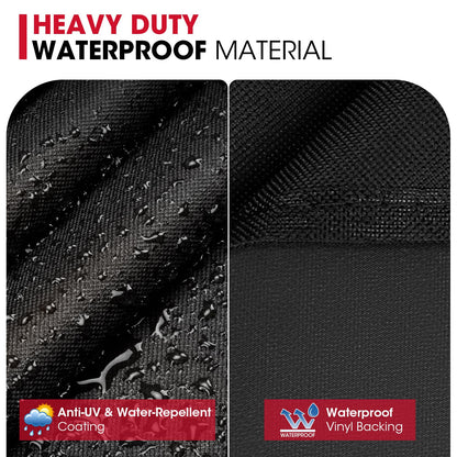 UNICOOK BBQ Cover 55 Inch, Heavy Duty Waterproof Housse BBQ, Special Fade and UV Resistant Outdoor Barbecue Grill Cover, Barbecue Accessories Compatible for Weber Char-Broil Brinkmann and More 🍁 All In One Marketplace Canada