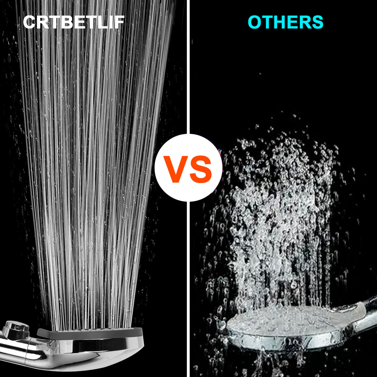 RV Shower Head with Hose, High Pressure 5 Mode Shower Head Replacement, Shower Head for RV/Campers, Travel Trailer, Motorhome for Water Saving, Handheld Shower Head Holder and Hose, On Off Switch 🍁 All In One Marketplace Canada