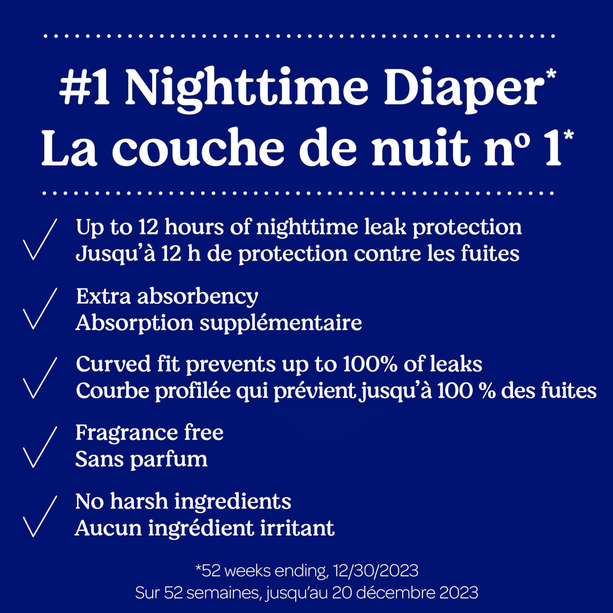 Huggies Overnites Nighttime Baby Diapers, Size 5, 100 Ct 🍁 All In One Marketplace Canada