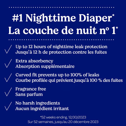 Huggies Overnites Nighttime Baby Diapers, Size 5, 100 Ct 🍁 All In One Marketplace Canada