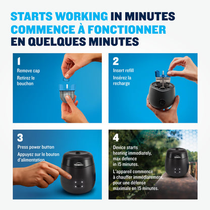 Thermacell Mosquito Rechargeable Repeller Refills; 36 Hours; Compatible with Thermacell E-Series & Radius Only; 20 Foot (6 m) Mosquito Repellent Zone; Deet Free Bug Spray Alternative; Scent Free 🍁 All In One Marketplace Canada