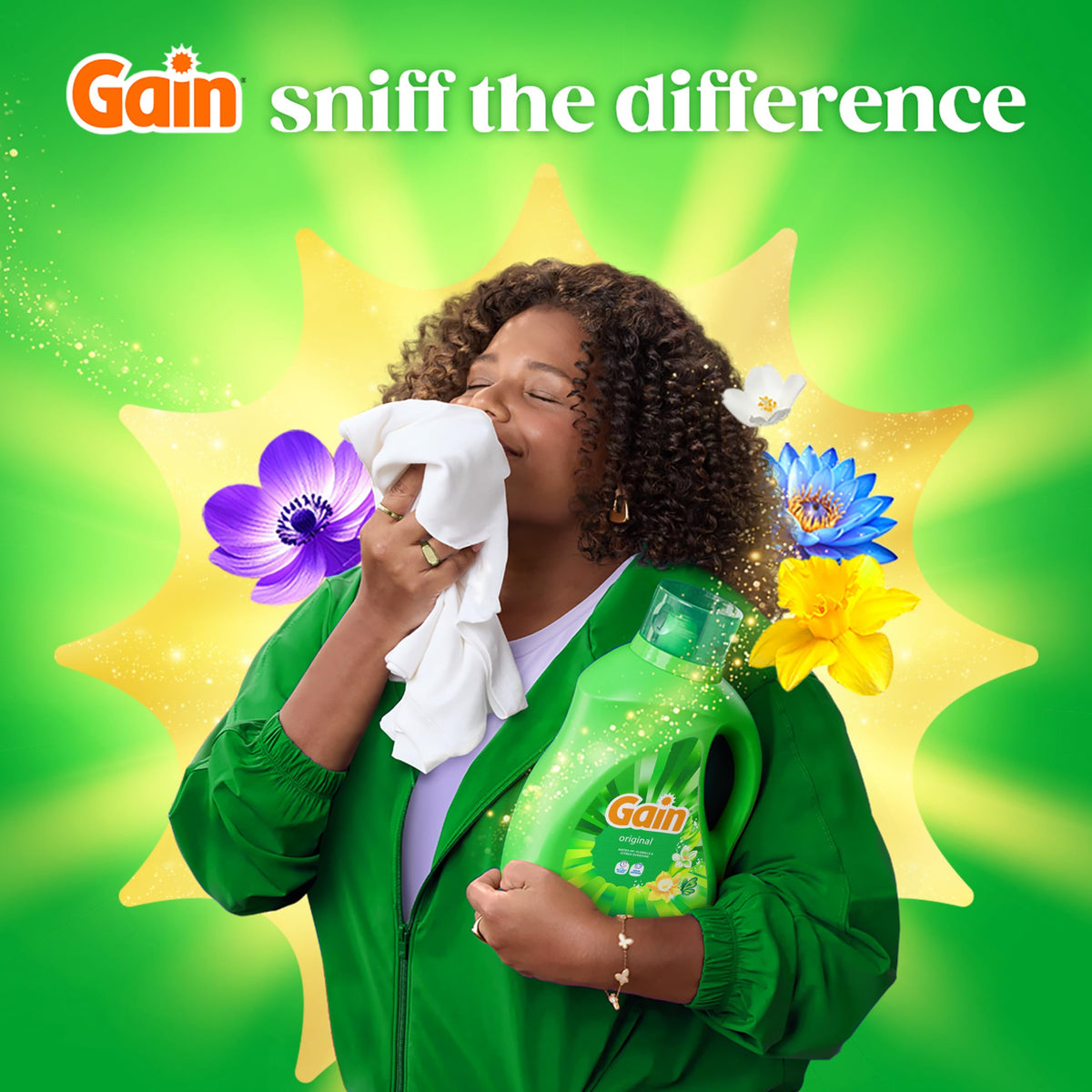 Gain Aroma Boost Liquid Laundry Detergent, Original Scent, HE Compatible, 107 Loads, 4.55L 🍁 All In One Marketplace Canada