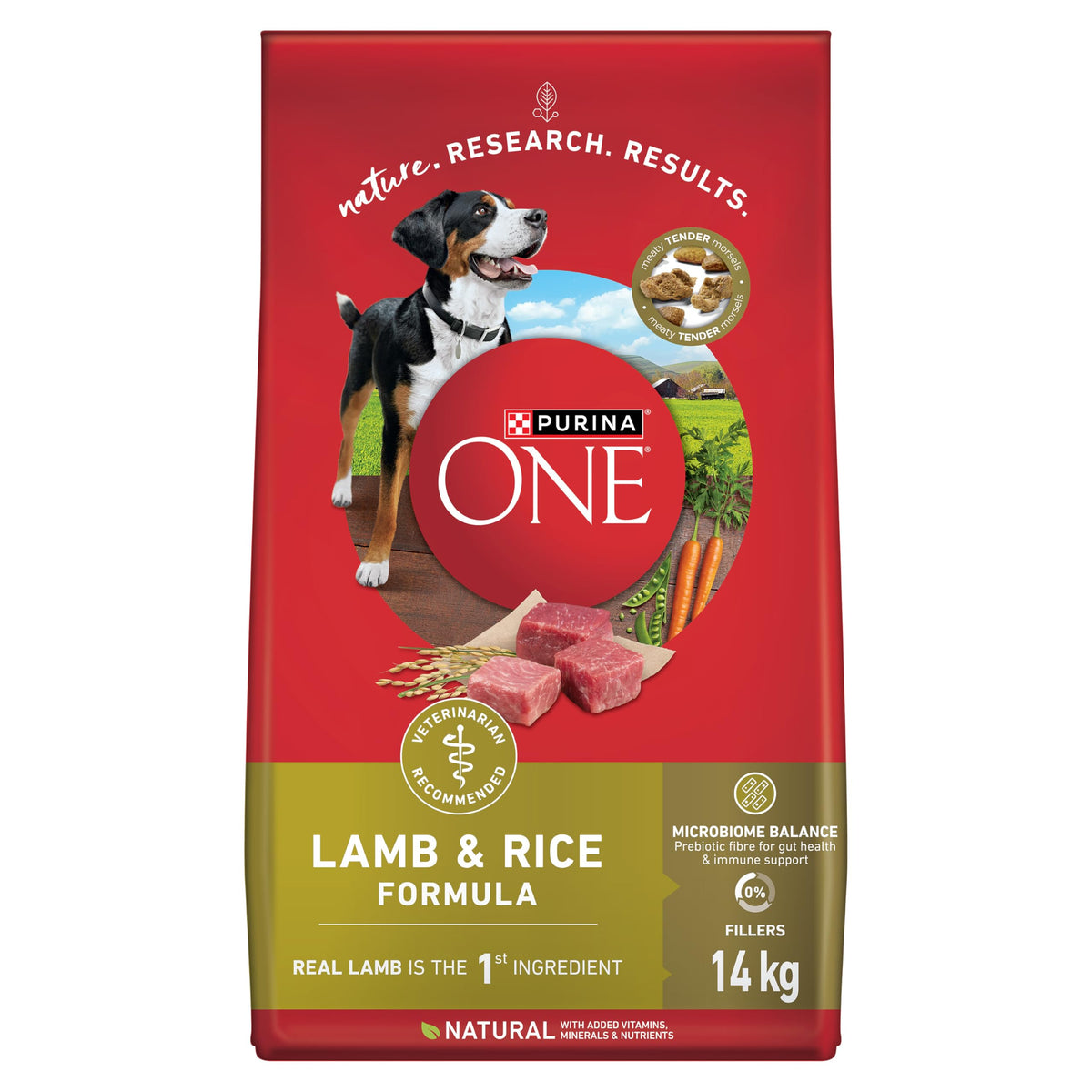 Purina ONE Dry Dog Food, Microbiome Balance Lamb & Rice - 14 kg Bag (1 Pack) 🍁 All In One Marketplace Canada