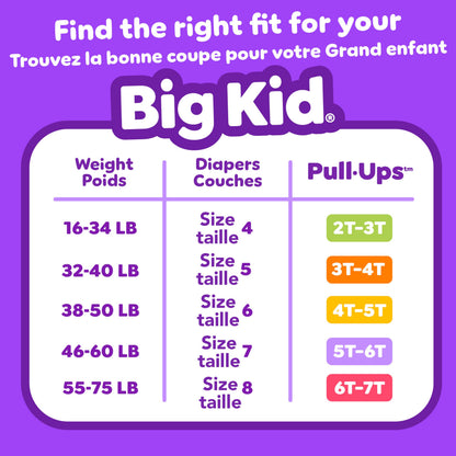Pull-Ups Girls Potty Training Underwear, Easy Open Toddler Pants 4T-5T (38-50 lbs), Learning Designs for Toddlers, 82 count 🍁 All In One Marketplace Canada