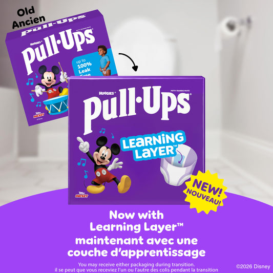 Pull-Ups Boys Potty Training Underwear, Easy Open Toddler Pants 3T-4T, Learning Designs for Toddlers, 92 count 🍁 All In One Marketplace Canada