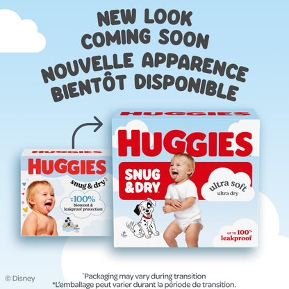 Huggies Size 6 Diapers, Snug & Dry Baby Diapers, Size 6 (28-44 lbs), 144 Count (2 Packs of 72), Packaging May Vary 🍁 All In One Marketplace Canada
