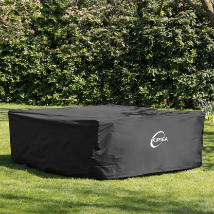 Kipiea Rectangular Patio Furniture Cover, Outdoor Table Chair Set Covers, Waterproof&Anti-UV General Seat Cover,98" L x 98" W x 28" H 🍁 All In One Marketplace Canada