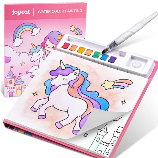 JoyCat Paint with Water Coloring Books for Toddlers, Watercolor Painting Sets for Kids Ages 3-5 4-8, Arts and Crafts Drawing Activities Toy Birthday Gifts for Boys Girls (Magical Pony) 🍁 All In One Marketplace Canada