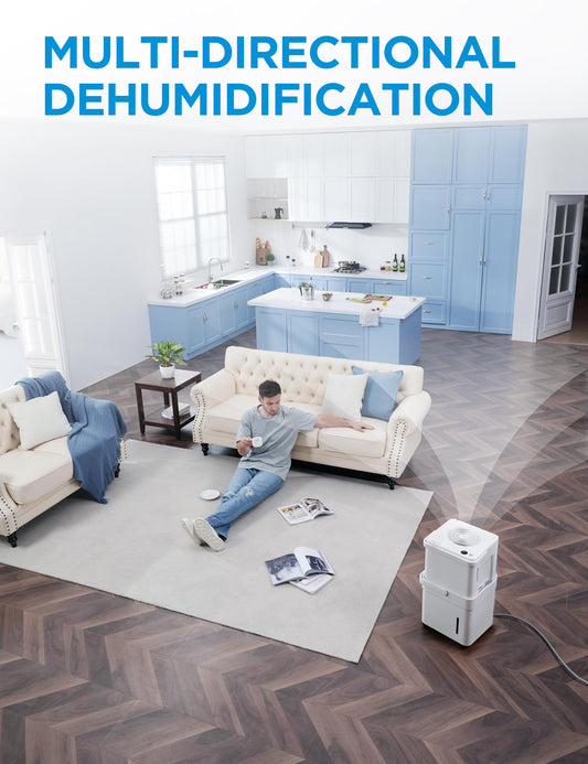 Midea Cube 50 Pint Dehumidifier for Basement and Rooms at Home for up to 4,500 Sq. Ft., Smart Control, Compatible with Alexa, Drain Hose Included, ENERGY STAR Certificated 🍁 All In One Marketplace Canada