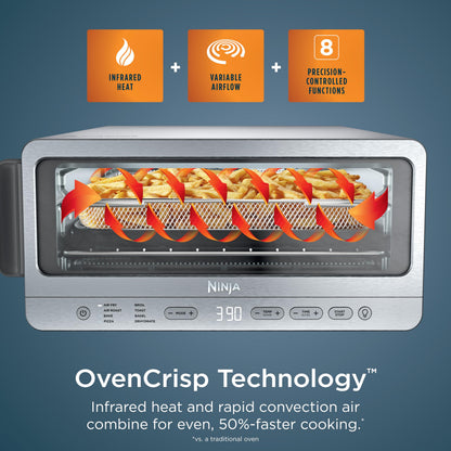 Ninja Flip Toaster Oven & Air Fryer, 8-in-1 Functionality, Flip Up & Away Capability for Storage Space SP151C (Canadian Edition) 🍁 All In One Marketplace Canada