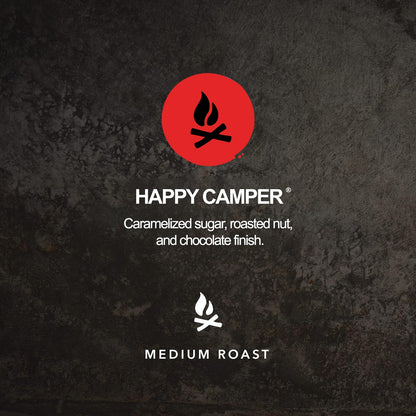 Kicking Horse Coffee - Happy Camper Blend, Whole Bean 100% Arabica Coffee | Medium Roast | All Organic & Fairtrade | 454g 🍁 All In One Marketplace Canada