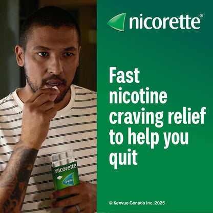 Nicorette 4mg Nicotine Gum, Fruit – Quit Smoking Aid with Fast Craving & Withdrawal Relief, Nicotine Replacement Therapy (NRT), 210 Pieces (Value Size) 🍁 All In One Marketplace Canada