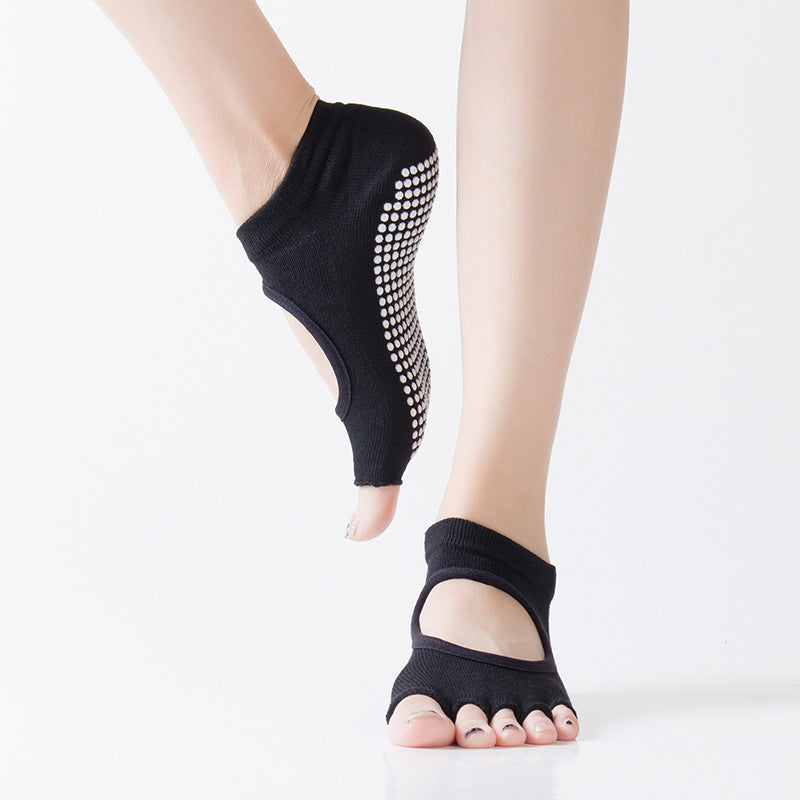 Sports Yoga Toe-Separating Fitness Socks – Non-Slip Performance Socks