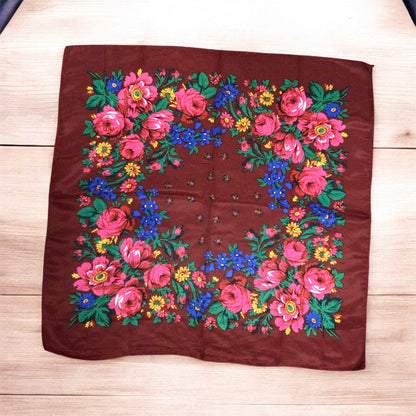 Burgundy Kookum Scarf