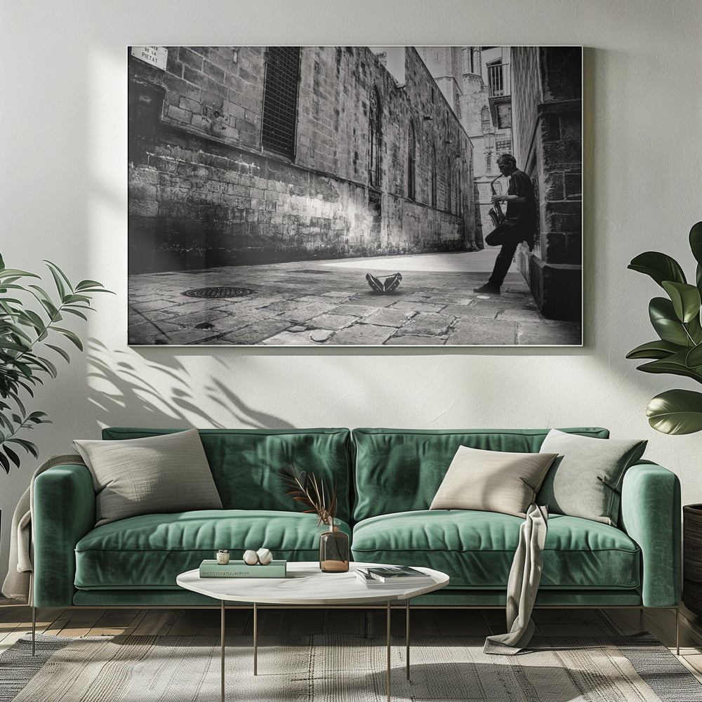 Wandbild Stille Straße