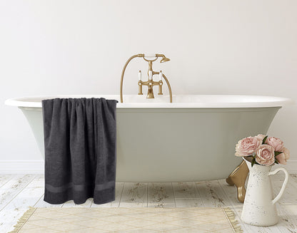 Utopia Towels Luxurious Jumbo Bath Sheet, 35 by 70 Inches, 600 GSM 100% Ring Spun Cotton, Highly Absorbent and Quick Dry Extra Large Bath Towel, Super Soft, Grey, 2 Pack 🍁 All In One Marketplace Canada