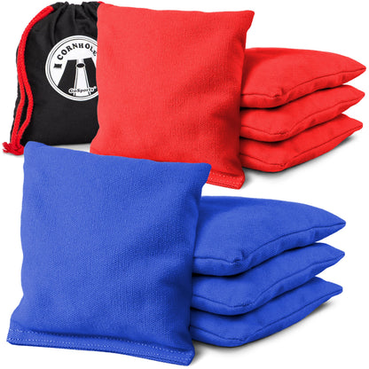 GoSports Official Regulation Cornhole Bean Bags Set of 8 – for Competitive Cornhole Games - All Weather - Red and Blue 🍁 All In One Marketplace Canada