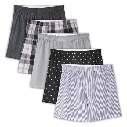 Fruit of the Loom Mens Comfort Casual Boxer Shorts, Assorted Colours, Large US 🍁 All In One Marketplace Canada