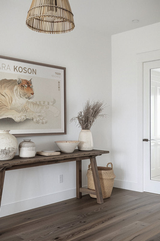 TIGER, Werk auf gespannter Leinwand